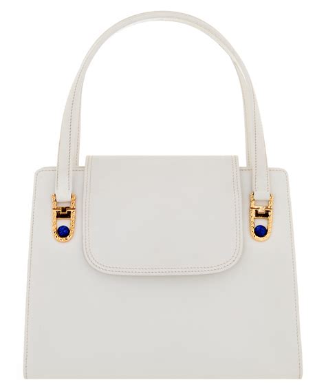 all white gucci purse|Gucci white vintage bag.